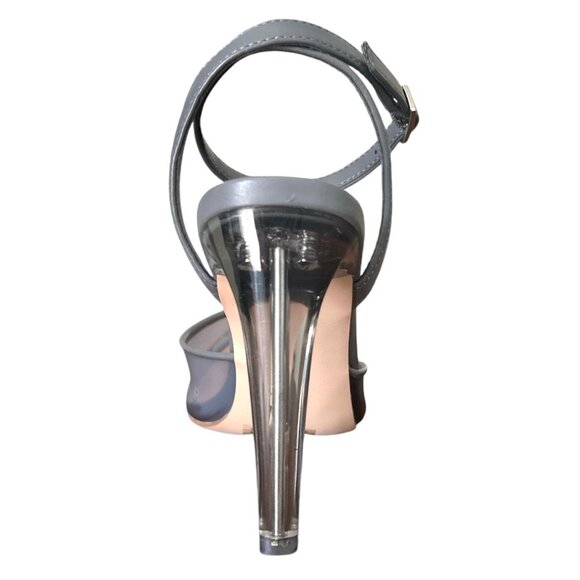 STEVE MADDEN ALESSI Women's Heel Pointed Toe Pump Gray Size 6.5 - Picture 4 of 7